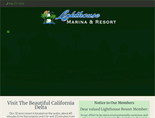 Tablet Screenshot of lighthouseresortandmarina.com